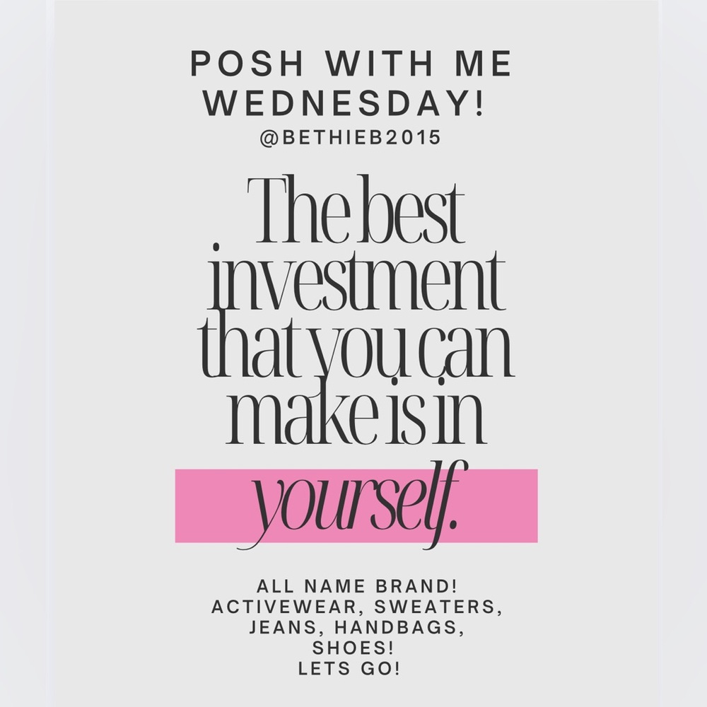 Posh With Me Wednesday, 5/6 at 2:00 pm AZ time!